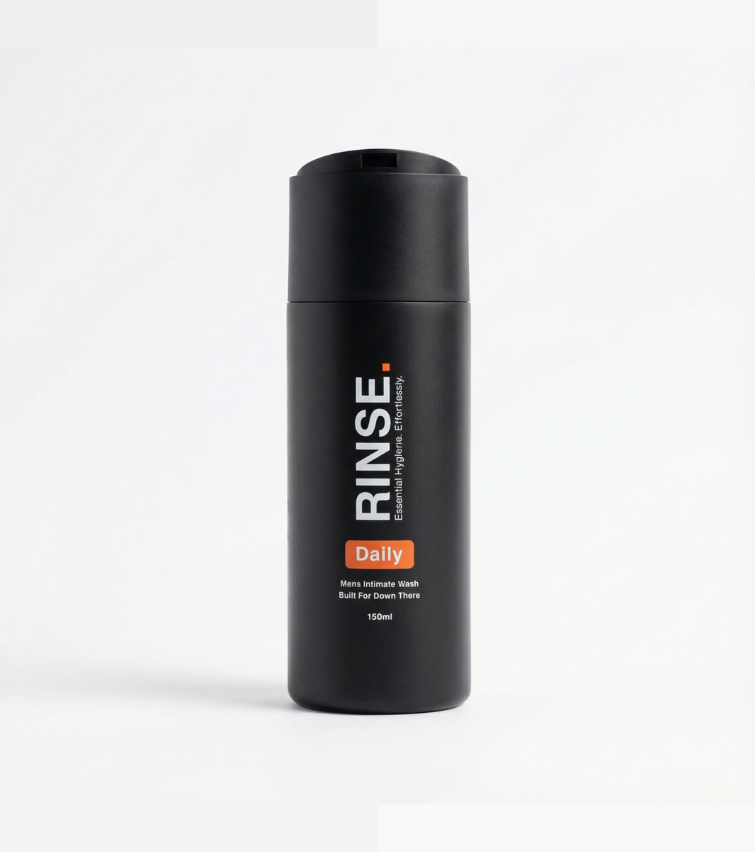 RINSE Daily pH 4.5 to 5.5 unscented men's intimate wash